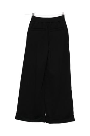 pantalone in cotone nero BALMAIN PARIS KIDS | BX6A40Z3183930OR